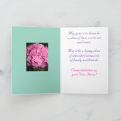 Carte Moderne & coloré, Nouvelle Maison, Plié (Intérieur)