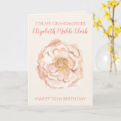 Carte Moderne Créez votre propre grand-mère famille Anni (Fleur jaune)