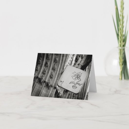 Carte moderne de fleur (Devant)