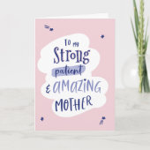 Carte moderne de la fête des mères (Devant)