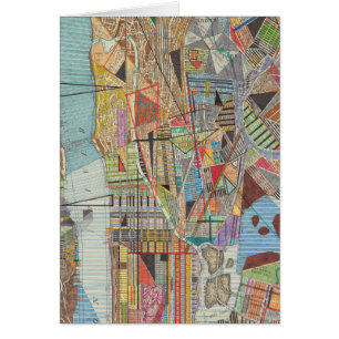 Carte moderne de New York I