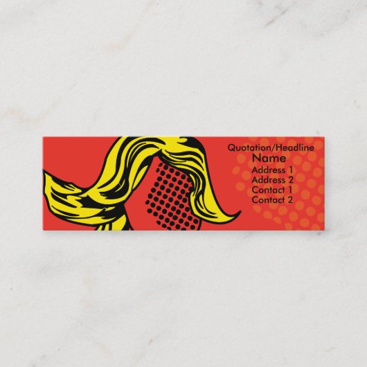 Carte moderne de profil de bruit (Devant)