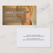 Carte moderne de profil - Jamie Eason (Devant / Derrière)