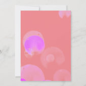 Carte moderne de remerciement d'anniversaire avec  (Dos)