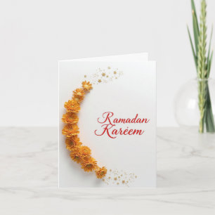 Carte moderne de vacances personnalisée Ramadan Ka