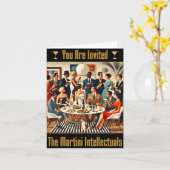 Carte Moderne du milieu du siècle Les intellectuels du M (Fleur jaune)