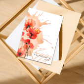 Carte moderne Elegant Chic Floral Valentine