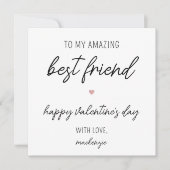 Carte moderne et mignonne de Saint-Valentin pour A (Devant)