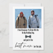 Carte Moderne Funny Meilleur Homme Proposition (Devant)