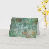 Carte moderne Granit Note (Fleur jaune)