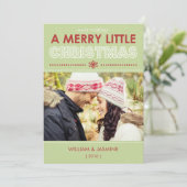 Carte moderne Joyeux Petit Appartement de Noël (Debout devant)