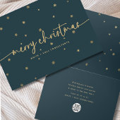 Carte Moderne minimaliste Joyeux Noël