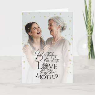 Carte Moderne Minimaliste pour l'Anniversaire de M