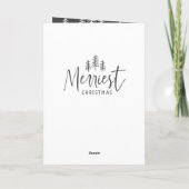 Carte moderne minimaliste rustique multi photo (Dos)