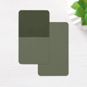 Carte moderne Moss Green Split Texture - Personnal