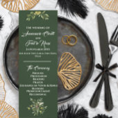 Carte moderne Olive Green Flat