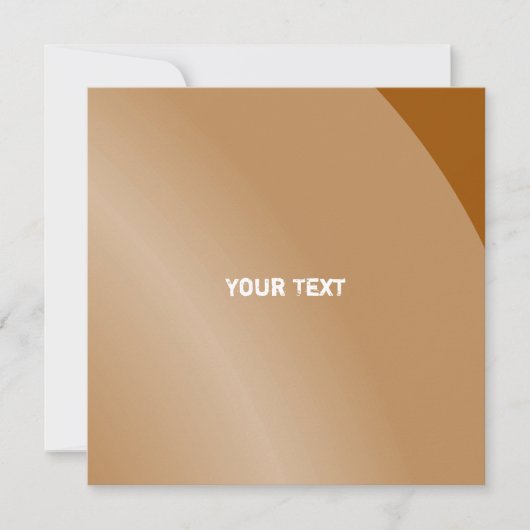 Carte Moderne Orange Monochrome Moderne Ombré Qr Code (Devant)