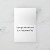 Carte Moderne Photo-Texte Colorés Ajouter | Joyeux Anniv (Intérieur)