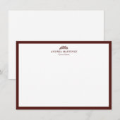 Carte moderne professionnelle épaisse carte de bor (Devant / Derrière)