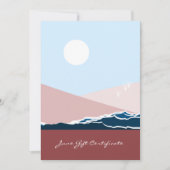 Carte Moderne QR Code Services Note Juin Certificat Cade (Devant)