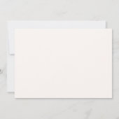 Carte moderne rose neige pour témoin de mariage (Dos)