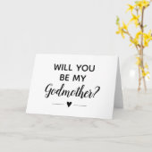 Carte Moderne Serez-Vous Ma Proposition Godmère (Fleur jaune)