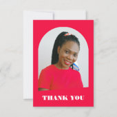 Carte Moderne tendance Arch Pink Graduation (Devant)