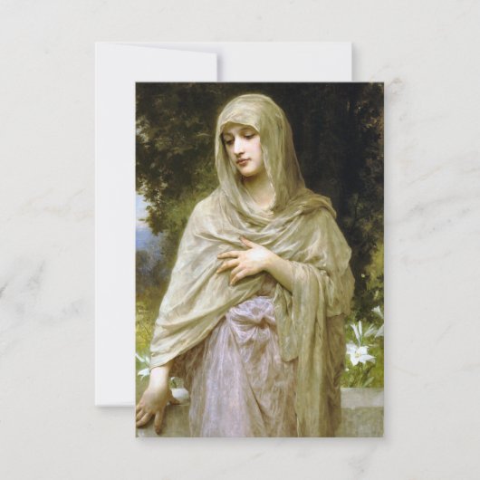 Carte Modesty 1902 William Bouguereau (Devant)