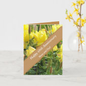 Carte modifiable du 69e anniversaire (Fleur jaune)