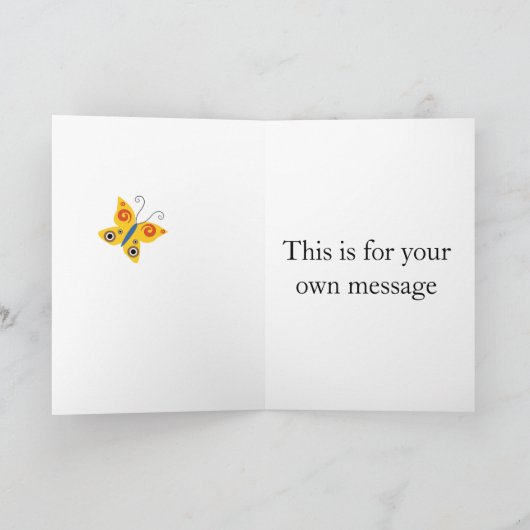 Carte modifiable papillon (Intérieur)