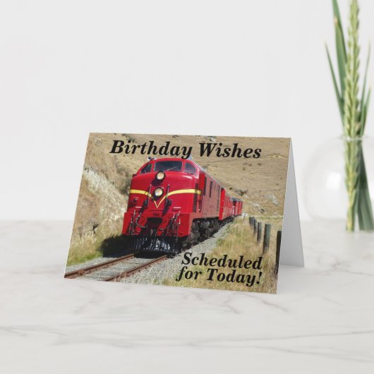 Carte Modifier le texte Ajouter des noms Train à vapeur (Devant)