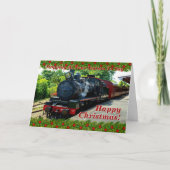 Carte Modifier le texte Ajouter des noms Train à vapeur (Devant)