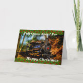 Carte Modifier le texte Ajouter le nom Train à vapeur Jo (Devant)