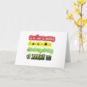 Carte Moi juste un homme jamaïcain ordinaire qui essaie  (Fleur jaune)