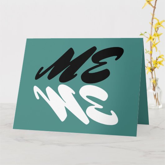 Carte Moi Nous (Fleur jaune)