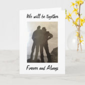 CARTE MOI/TOI POUR TOUJOURS ET TOUJOURS - AMOUR D'ANNIVE (Fleur jaune)