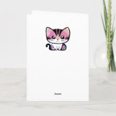 Carte Moins de gens, plus de chats (Dos)