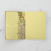 Carte Mois de juin Fleur de prose de naissance (Intérieur)