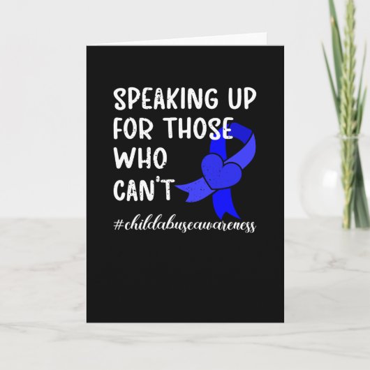 Carte Mois de la prévention de la maltraitance des enfan (Devant)