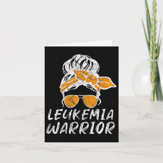 Carte Mois de la sensibilisation Messy Bun Retro femmes  (Devant)