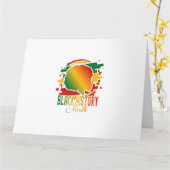 Carte Mois de l'histoire des Noirs (Fleur jaune)