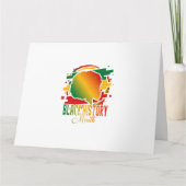 Carte Mois de l'histoire des Noirs (Devant)