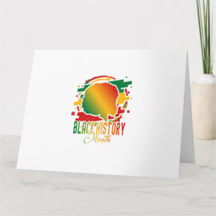 Carte Mois de l'histoire des Noirs
