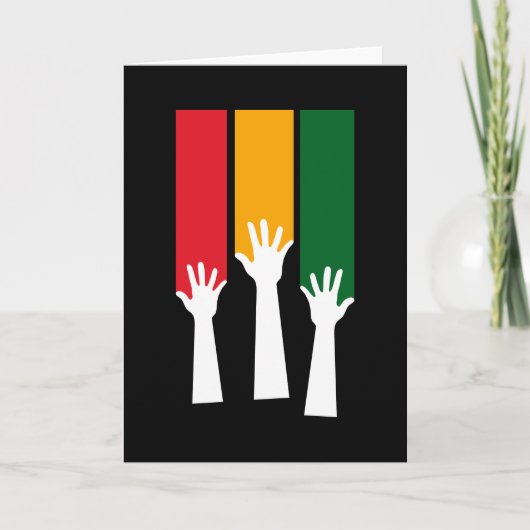 Carte Mois de l'histoire des Noirs (Devant)