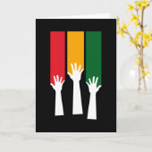 Carte Mois de l'histoire des Noirs (Fleur jaune)