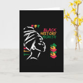 Carte Mois de l'histoire des Noirs (Fleur jaune)