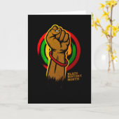 Carte Mois de l'histoire des Noirs (Fleur jaune)