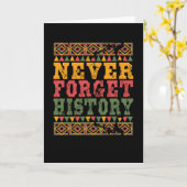 Carte Mois de l'histoire des Noirs (Fleur jaune)