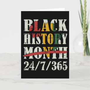 Carte Mois de l'histoire des Noirs 247365 Avec drapeau d
