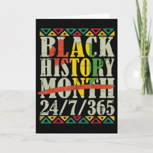 Carte Mois de l'histoire des Noirs 247365 Avec drapeau d